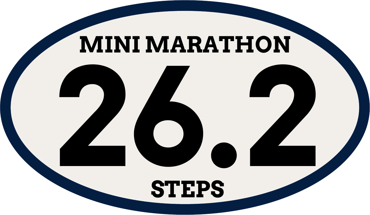 26.2 Step Mini Marathon logo