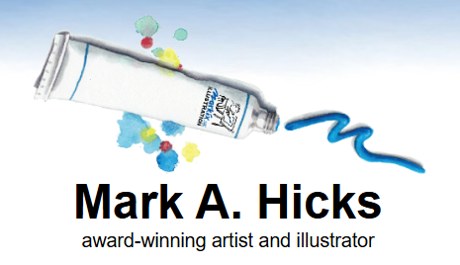 Mark A. Hicks, artist and illustrator